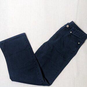 Talbots Women's Petite Blue Stretch Straight Leg Pants Size 6